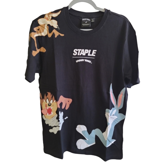 Staple Pigeon x Looney Tunes Collaboration Men's Short Sleeve Graphic Tee Size M - Picture 12 of 12